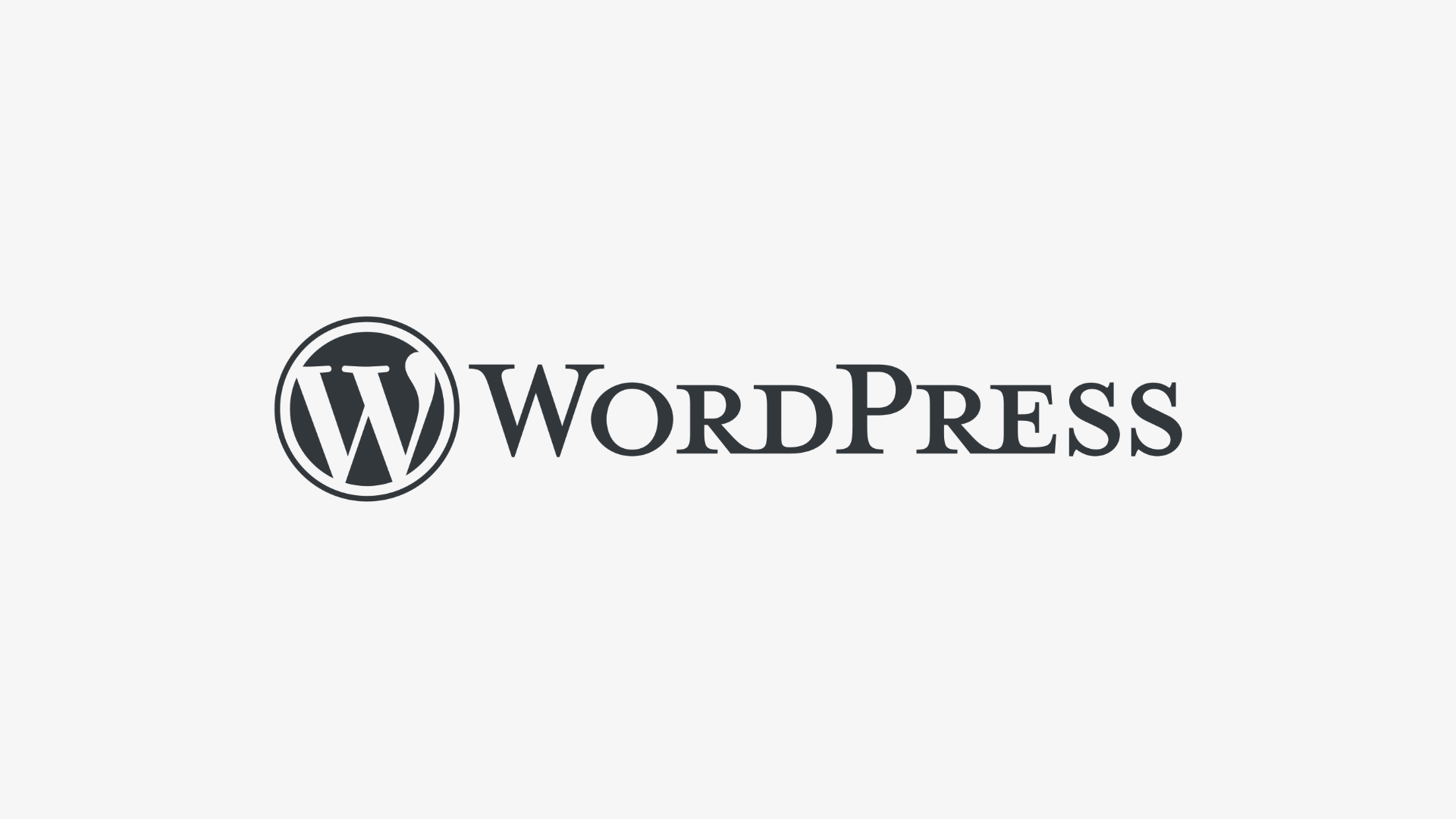 wordpress logo gray